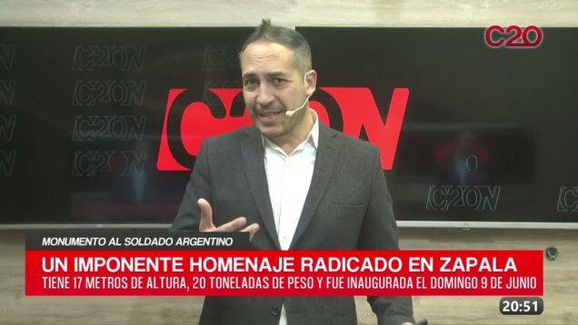 C20 Noticias | Monumento al soldado Argentino – Aldo Beroisa