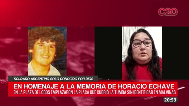 C20 Noticias | Soldado Argentino solo conocido por Dios – Analía Echave