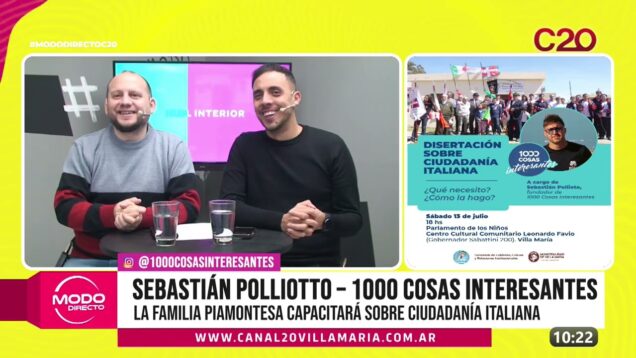 Modo Directo | Ciudadanía Italiana – Sebastián Polliotto