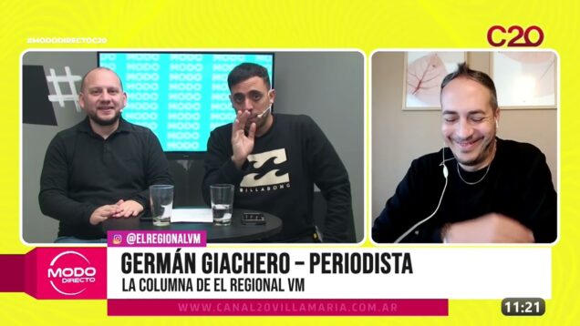 Modo Directo | El Regional VM – Germán Giachero