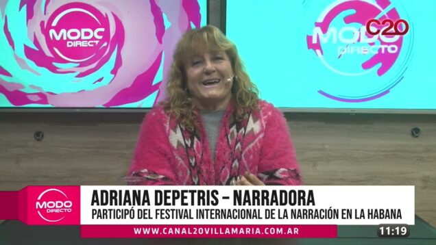 Modo Directo | Festival internacional de la narración – Adriana Depetris