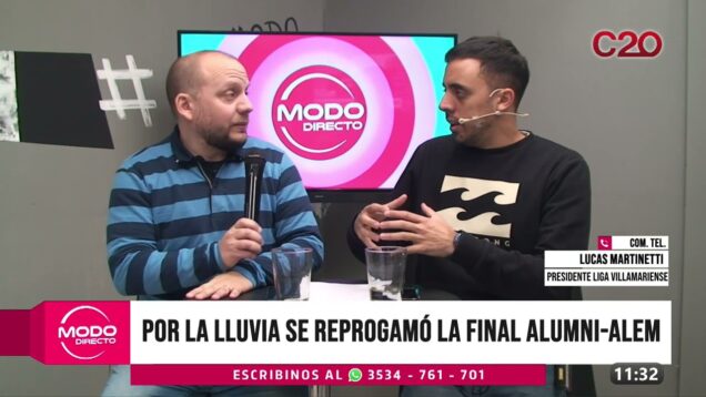 Modo Directo | Se reprogramó la final – Lucas Martinetti