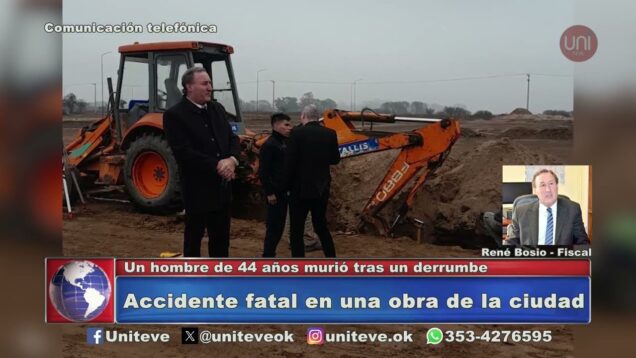 Uniteve Noticias | Accidente fatal en una obra en construcción