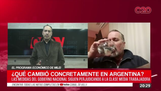 C20 Noticias | El programa económico de Milei – Juan Valerdi