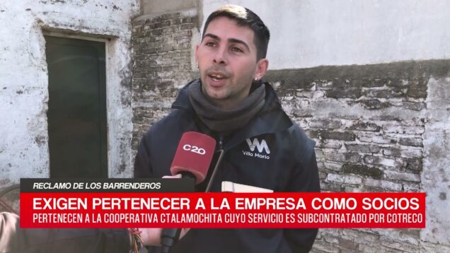 C20 Noticias | Reclamo de los barrenderos – Facundo Mosquera