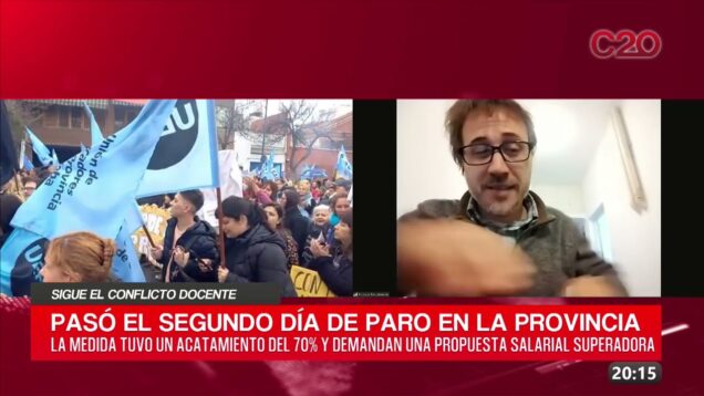 C20 Noticias | Sigue el conflicto docente – Franco Boczkkowski