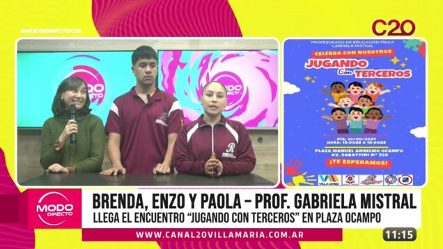 Modo Directo | “Jugando con Terceros” – Brenda, Enzo y Paola