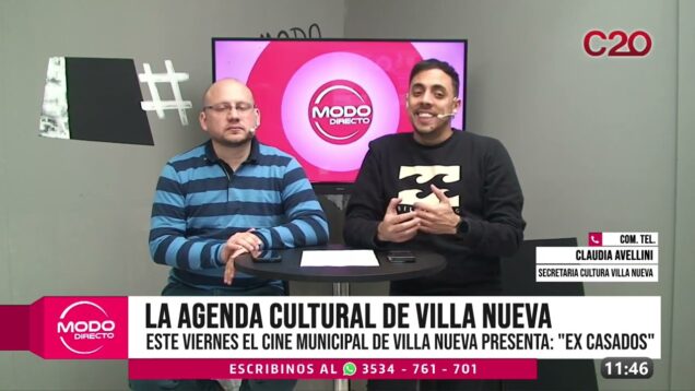 Modo Directo | La agenda cultural de Villa Nueva – Claudia Avellini