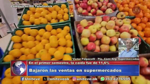 Uniteve Noticias | Bajaron las ventas en supermercados