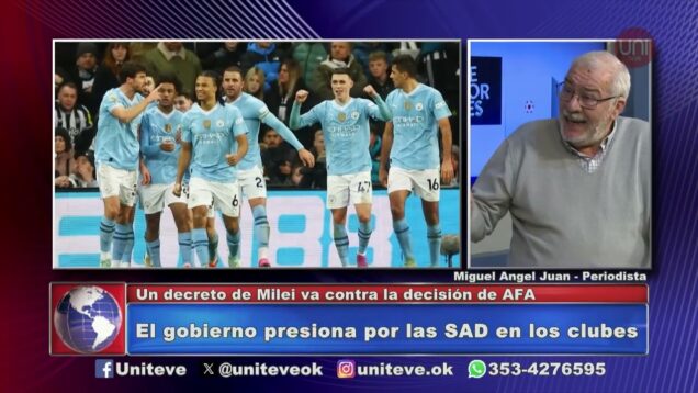 Uniteve Noticias | El Gobierno reglamentó las Sociedades Anónimas Deportivas