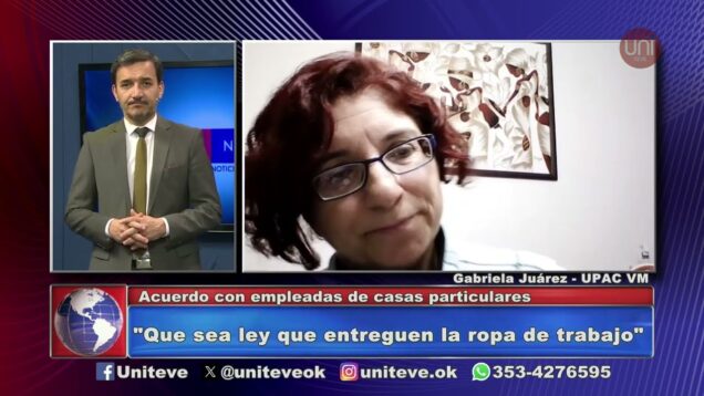 Uniteve Noticias | Empleadas domésticas con nuevo acuerdo salarial para julio y agosto