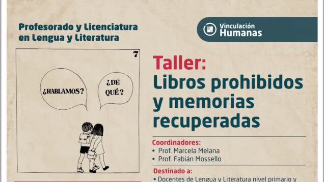 Uniteve Noticias | Realizarán el taller “Libros prohibidos y memorias recuperadas”