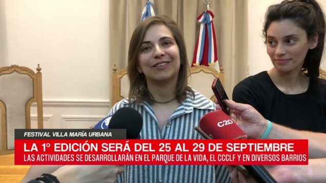 C20 Noticias | Festival Villa María Urbana – Ángela Parodi