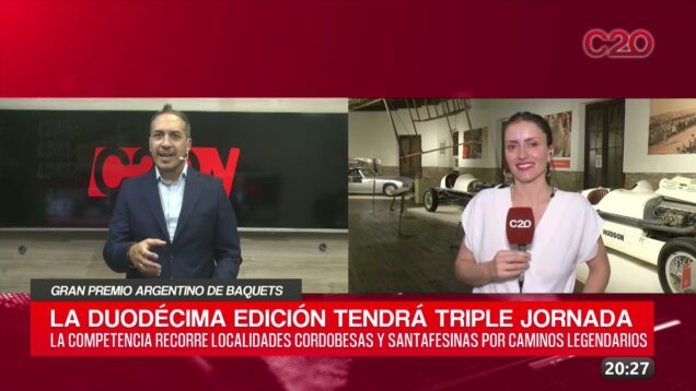 C20 Noticias | Gan premio Argentino de baquets