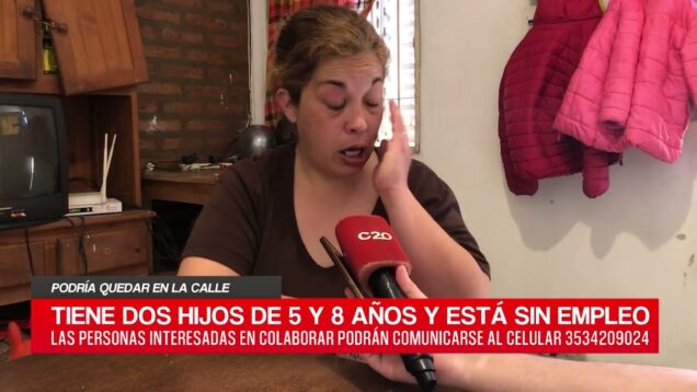 C20 Noticias | Podría quedar en la calle – Natalia Isaurral