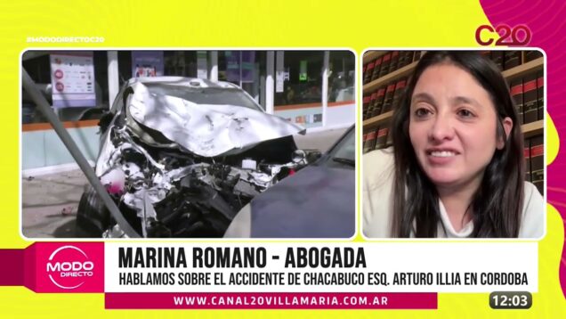 Modo Directo | Accidente en Córdoba – Marina Romano