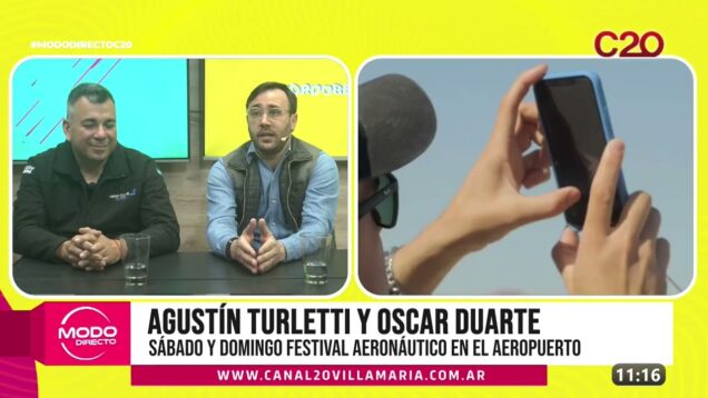 Modo Directo | Festival aeronáutico en el aeropuerto – Agustín Turletti y Oscar Duarte