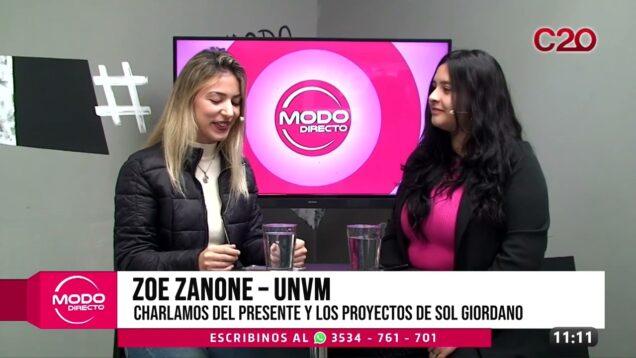 Modo Directo | UNVM – Zoe Zanone