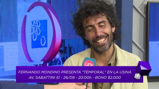 Uniteve Noticias | Fernando Mondino en la Usina Cultural