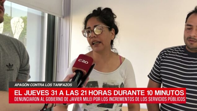 C20 Noticias | Apagón contra los tarifazos – Luciano Chialvo y Pilar Funes