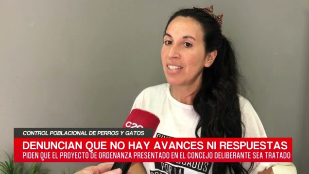 C20 Noticias | Control poblacional de perros y gatos – Rebeca Giuliano