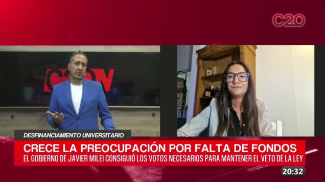 C20 Noticias | Elizabeth Theiler – Desfinanciamiento Universitario