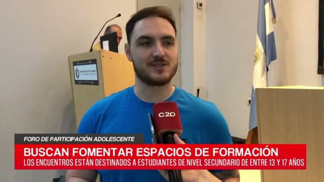 C20 Noticias | Foro de participación adolescente – Lucas Accastello