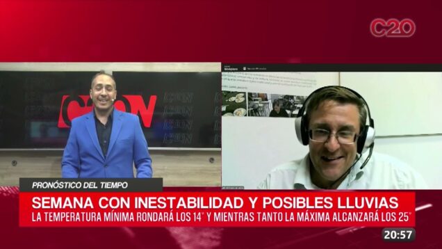 C20 Noticias | Hernán Allasia – Pronóstico del Tiempo