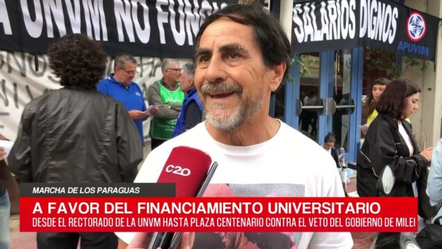 C20 Noticias | Marcha de los paraguas – Enrique Tito Godoy