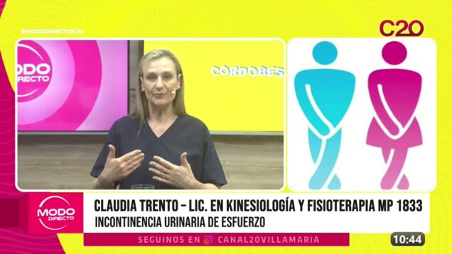 Modo Directo | Claudia Trento – Incontinencia Urinaria de Esfuerzo