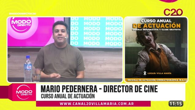 Modo Directo | Curso anual de actuación – Mario Pedernera