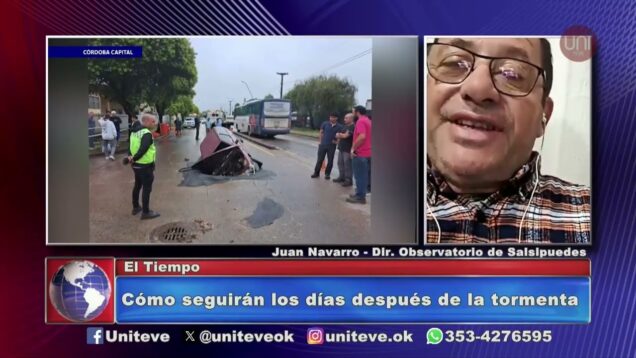 Uniteve Noticias | Cómo seguirán los días después de la tormenta – Juan Navarro
