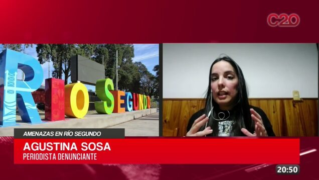 C20 Noticias | Amenazas en Río Segundo – Agustina Sosa