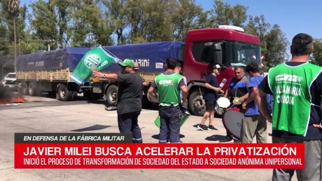 C20 Noticias | En defensa de la Fábrica Militar – Jonathan Cruzeño y Lucas Gorosito