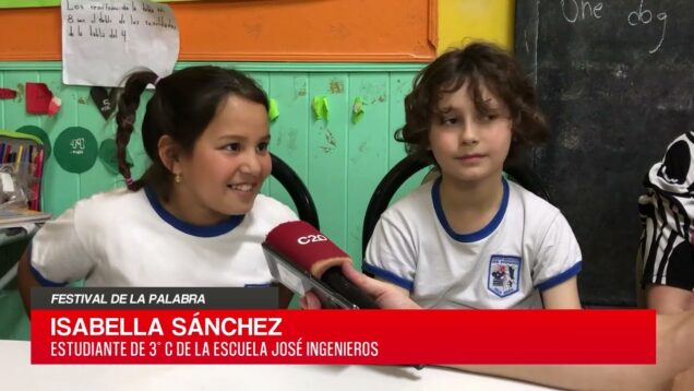 C20 Noticias | Festival de  la palabra – Romina Fontana, Dante Menta Chailvo e Isabella Sánchez