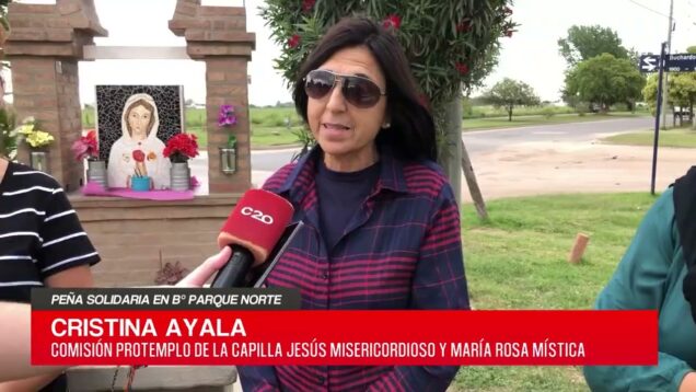 C20 Noticias | Peña solidaria en B° Parque Norte – Carolina Pedraza, Ramón González y Cristina Ayala