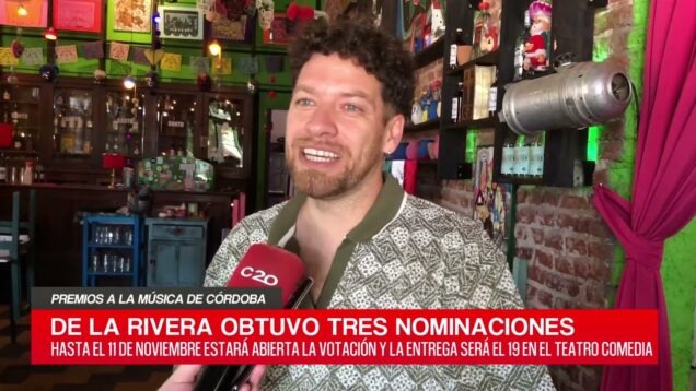 C20 Noticias | Premios a la música de Córdoba – Gastón Pérez Rivera