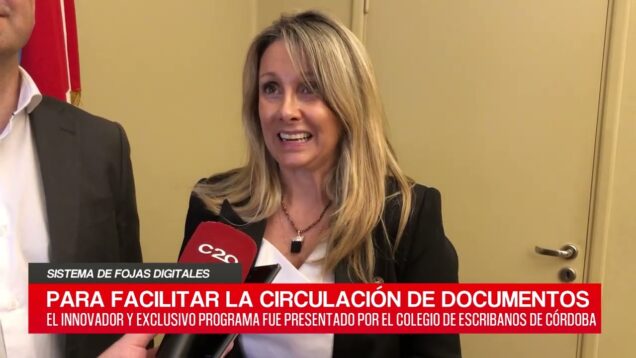 C20 Noticias | Sistema de fojas digitales – Verónica Bianco y Carlos Berberián