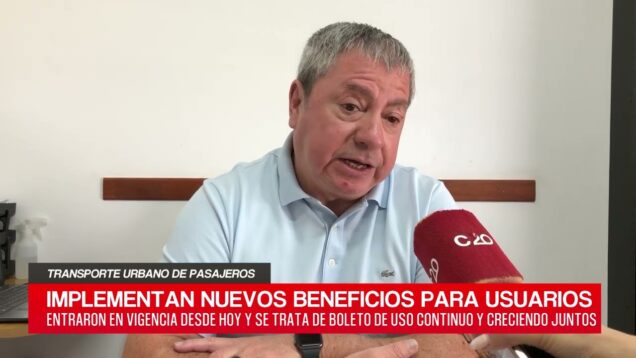 C20 Noticias | Transporte urbano de pasajeros – Hugo Fernández
