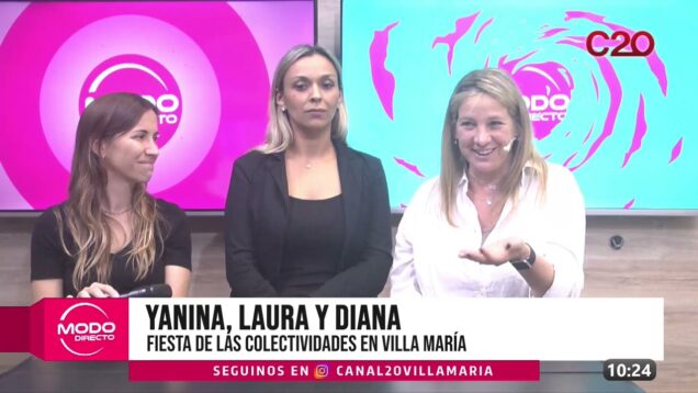 Modo Directo | Fiesta de las colectividades – Yanina, Laura y Diana