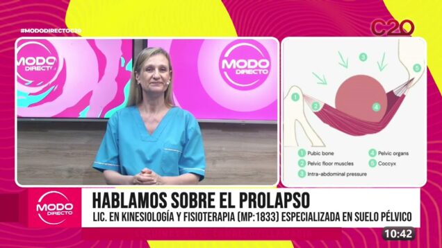 Modo Directo | Hablamos sobre el prolapso – Claudia Trento