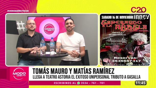 Modo Directo | Teatro Astoria – Tomás Mauro y Matías Ramírez