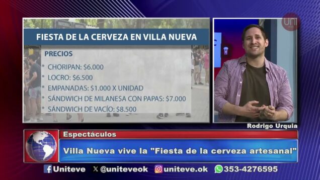 Uniteve Noticias | Fiesta de la cerveza artesanal en Villa Nueva