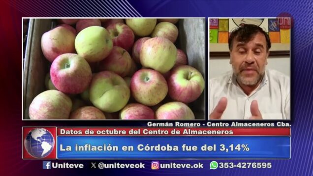 Uniteve Noticias | Octubre: la inflación en Córdoba fue del 3,14%