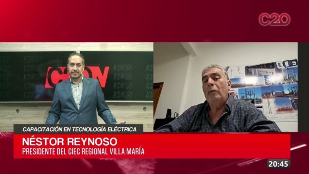 C20 Noticias | Capacitación en tecnología eléctrica – Néstor Reynoso