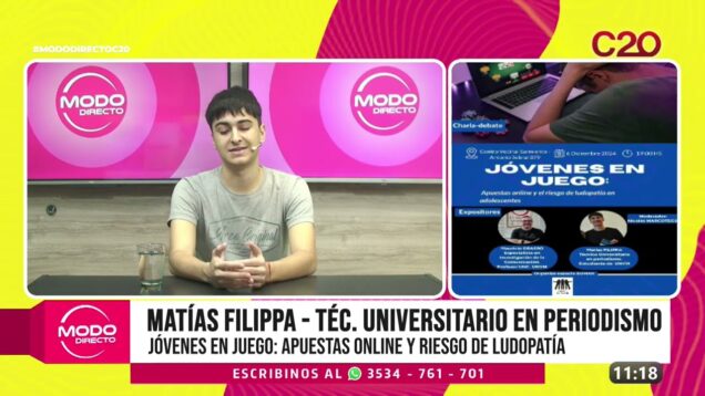 Modo Directo | Jóvenes en juego – Matías Filippa
