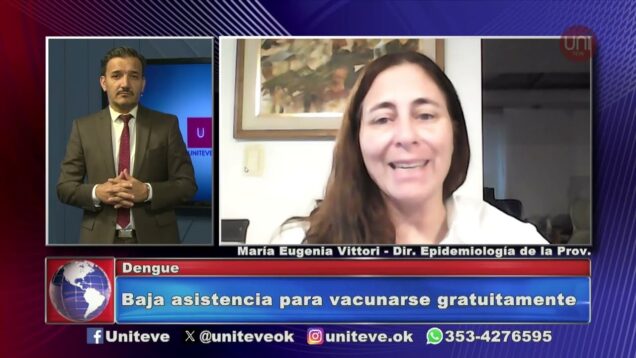 Uniteve Noticias | Dengue: preocupa la baja asistencia para vacunarse