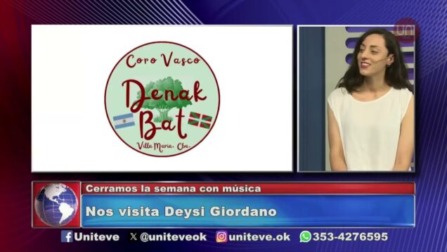 Uniteve Noticias | Música en vivo con Deysi Giordano