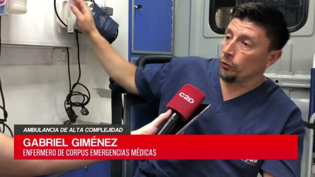 C20 Noticias | Ambulancia de alta complejidad – Gabriel Giménez