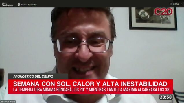 C20 Noticias | Pronóstico del tiempo – Hernán Allasia
